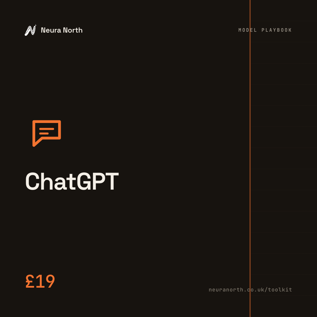 How to Use ChatGPT, the Neura North playbook, £19
