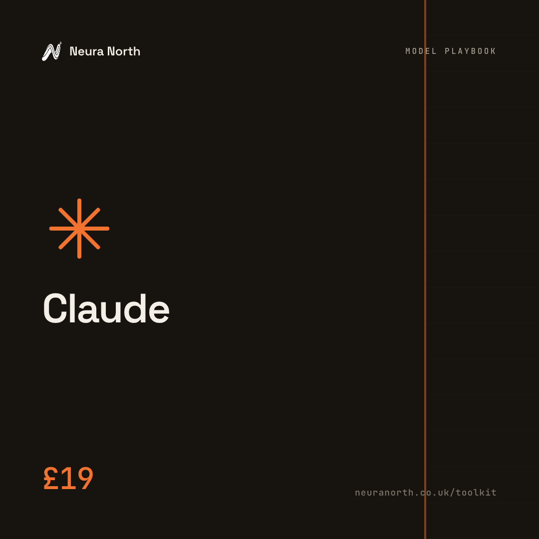 How to Use Claude, the Neura North playbook, £19