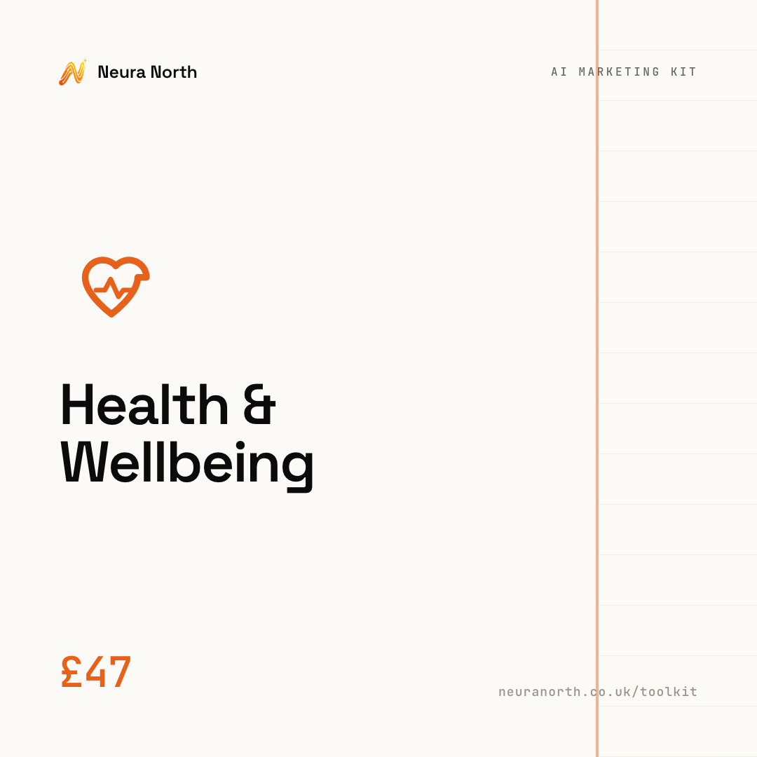 The AI Marketing & Image Kit for Health & Wellbeing, £47